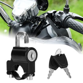 PSLER Motorcycle Helmet Lock- with 2 Keys Universal Anti Theft Helmet Security Lock Adjustable 22mm-24mm
