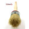 Natural Bristle Round Paint Brush 1 pc - fi40 mm