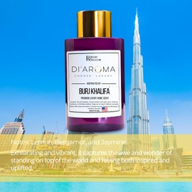 Mystic Romance Mystic Romance Burj Khalifa Aroma Oil Blend Plastic Purple Bottle 120ml Pack of 2, Resort Collection, Diffuser Aroma Oil Blends, Waterless Diffuser Oil, Made in USA (Pack of Two 120ml)