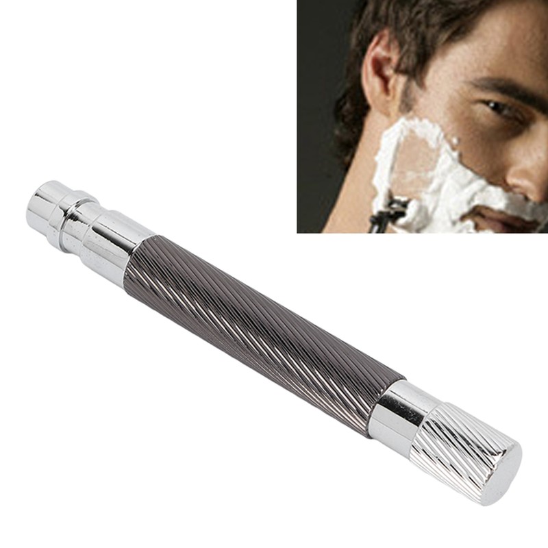Safety Men's Razor Handle Metal Replacement Manual Razor Handle Retro