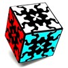 ALaLatois Gear Cube 3x3 with Three-Dimensional Gear Structure Magic Cube