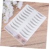 WOONEKY Brow Tool Included Temporary Eyebrow Stickers Black Instant Natural-looking