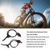 MEIJUN Bicycle Disk Brake Set Non Slip Front Rear Line