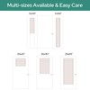 HOMEIDEAS Blackout Linen Sidelight Curtains for Front Door, Side Door