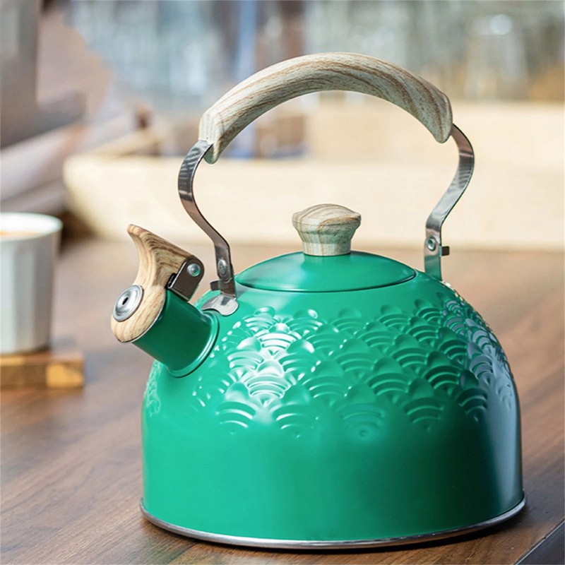 Whistling Kettle 2.5L Capacity Stainless Steel Stovetop Teapot for Water