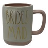 RAE DUNN BRIDES MAID MUG with PALE PINK HANDLE, BOTTOM