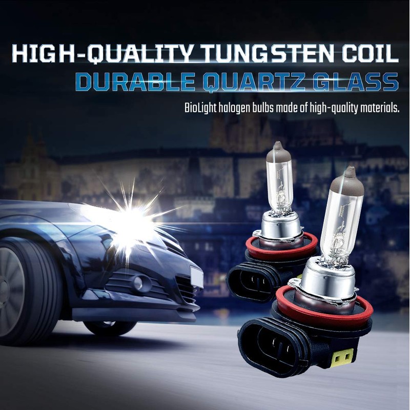 H8 Halogen Headlight Bulb, H8 Bulb, Super Bright 12V 35W