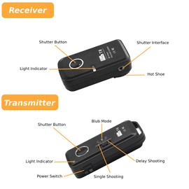 Wireless Shutter Remote for Sony, T8 Remote Shutter Release Wired Camera Shutter Release Remote Control Cable Compatible for Sony a55 a57 a65 a67 a77 a99 a7 a7II a7R a7RII a7S