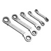 5pcs Ratchet Wrench Set, Double End Chrome Vanadium Steel, Different