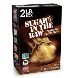 IN THE RAW Sugar In The Raw Granulated Turbinado Cane Sugar, No Added Flavors or erythr...