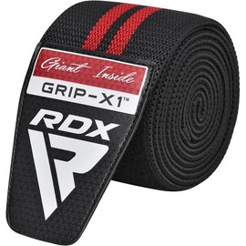 RDX - Par de rodilleras para levantamiento de pesas, correas elásticas para gimnasio, entrenamiento, fitness, sentadillas, levantamiento de potencia, 