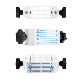 2 x Leveling System for Suspended Ceilings, Quick Installation Tool, Ceiling Levelling Holder Profile CD60 ES Plasterboard Regips, Ceiling Hanger Drywall, Direct Hanger, Laser Target Board