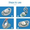 2-Pack Stainless Steel Wire Egg Slicer – Versatile Egg Cutter
