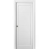 SARTODOORS Panel Pocket Door | Quadro 4115 White Silk |