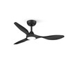Roomratv 42 Inch BLack Ceiling Fans with Lights, Remote Control,Reversible