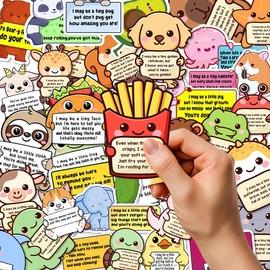 Positive Emotional Support Buddies Stickers, Affirmation Stickers for kids, adults, teens:_100 Stickers