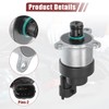X AUTOHAUX Fuel Pressure Regulator Valve Black Silver Tone Fit