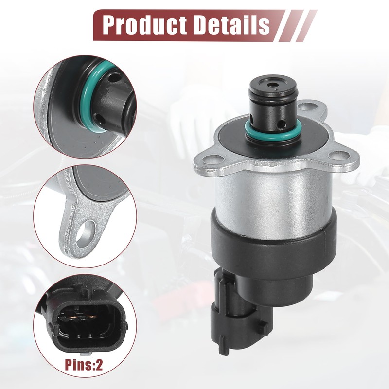 X AUTOHAUX Fuel Pressure Regulator Valve Black Silver Tone Fit