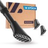 NORDMUT® Nordic Walking Poles Rubber Buffer [Pack of 14] Hiking