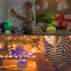 YATOSEEN Dinosaur 3D Illusion Lamp, Dinosaur Night Lights with 16