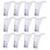 HAKOTOM 12pcs Table Cloth Clips Clear Tablecloth Holders Clips Transparent