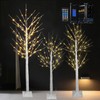 3PACK Lighted Birch Tree 4FT 5FT and 6FT, Smart White