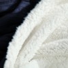 NTBAY Cable Knitted Sherpa Twin Blanket, All Seasons Collection Super