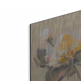 Luxe Metal Art 'Blooming Peony 2' by Silvia Vassileva Metal Wall Art, 24" x 24"