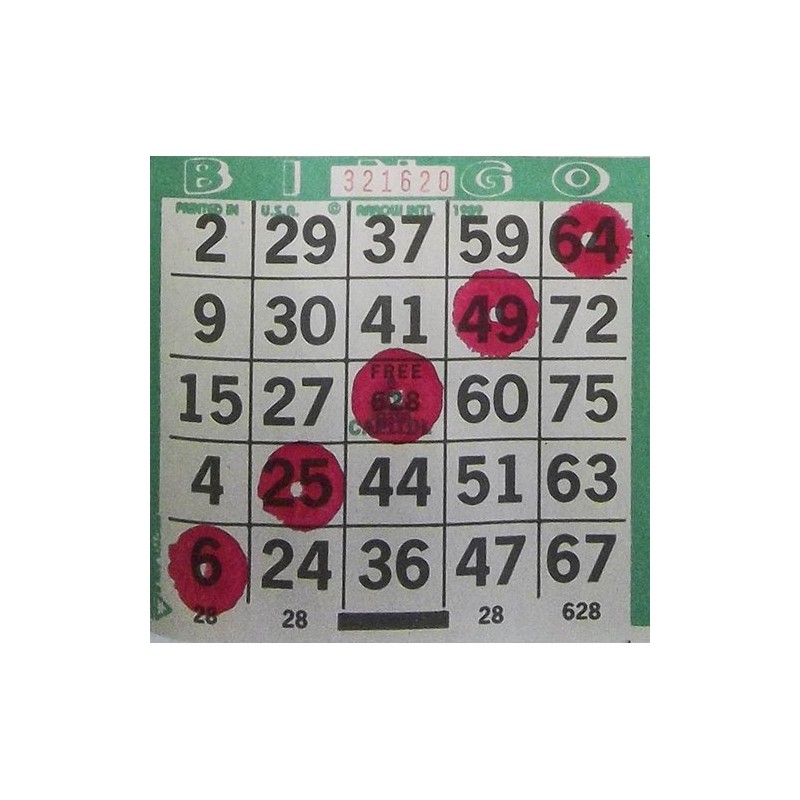 Dab-O-Ink Six Pack 4oz Ruby Red Bingo Dauber