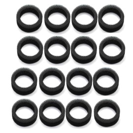 Pet Replacement Sponges Pre Filter for 84oz/ 2.5L Pet Water Fountain Stainless Steel Cat Water Drinking Water Round Sponge Foam Filters for Pet Dog Cat Fountain (16)