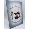 High-quality wooden sign 18 x 12 x 1 cm sewing
