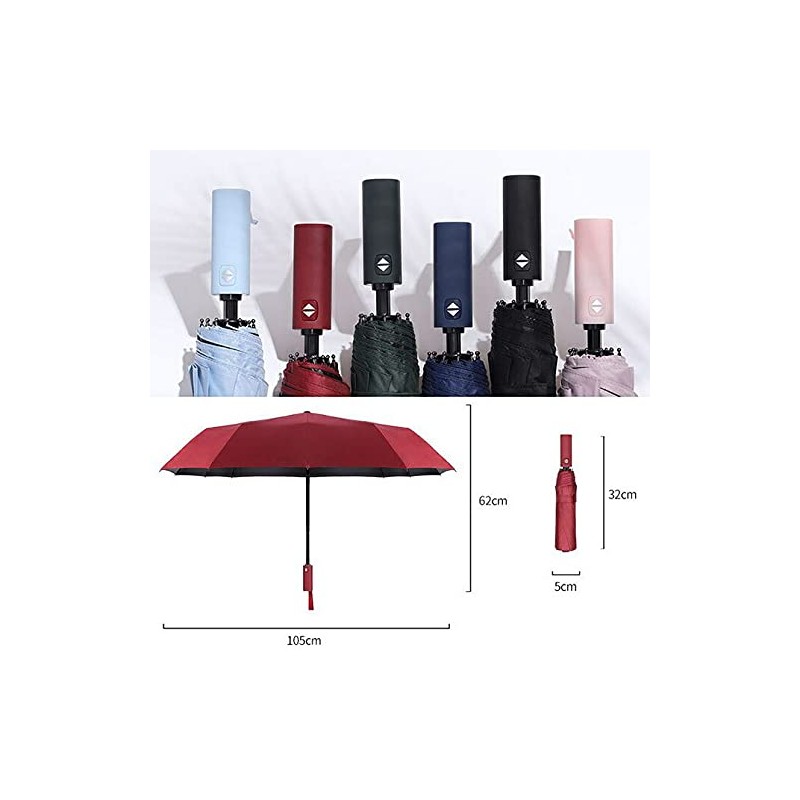 Arcade Folding Umbrella, Lightweight, Men's, Women's, Automatic Opening/Closing, green
