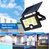 ivSunTEK Solar Wall Lights Outdoor Waterproof with Motion Sensor Wall