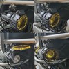 Motocycle Fog Light Guard Protective Cover LED Lamp Protector Fit