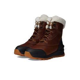 Carhartt Women's Pellston Waterproof Insulated 8" Winter Boot Snow, Red Brown Full Grain Leather, 9