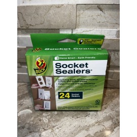 Duck Brand Socket Sealers Variety Pack 16 Outlet Sealers 6 Switch Plates 2 GFI
