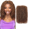 Yacurcur Afro Kinkys Bulk Human Hair 50g/Pack for Dreadlocks Extensions,Loc
