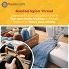 Mandala Crafts Bonded Nylon Sewing Thread, 1500 Yard Size #69