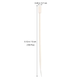 FRCOLOR 200pcs Makeup Separator Tools Needle Eyelash False Supplies Applicator for Use Beige Grafting Lash Lifter Curler Eyelashes Stick Kit Tool Lift Lifting Perming Lashes Kit, Pick