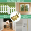 M METERXITY 4-Pack Self-Closing Latch Aluminum Alloy Automatic Window Sliding