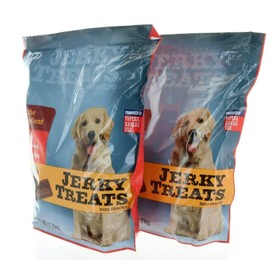 Jerky Treats Tender Strips Dog Snacks Beef 60 oz. 3.75 lbs - 2 Pack