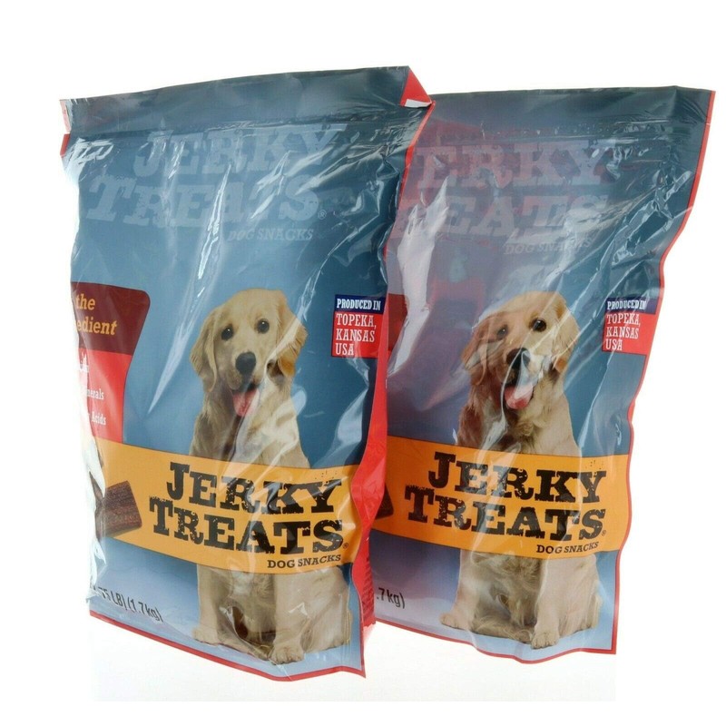 Jerky Treats Tender Strips Dog Snacks Beef 60 oz. 3.75