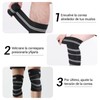 Sparkaesth Rodilleras gym,Wraps para Rodilla,vendas para rodillas gym,Knee Wraps,coderas para