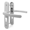 TSS UPVC Door Handle Set, 48mm PZ (Centres), Lever/Lever, Screw