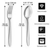 Unokit Forks and Spoons Set - 24Pcs Silverware Set, Food