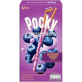 Hilary Pocky Crushed Fruits and Nuts Pack (4 packs) - Blueberry Yoghurt, Strawberry Peach Yoghurt, Almond Milk Chocolate, Almond Noir Chocolate