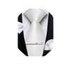 DiBanGu Silk Necktie Wedding Pocket Square Tie Pin Cufflinks Set