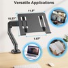 MOUNTUP Laptop Stand for Desk, Adjustable Aluminum Laptops Arm Mount