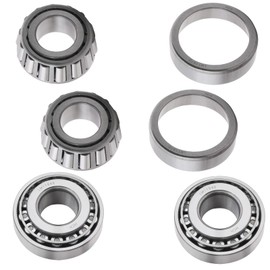Roykaw Golf Cart Front Wheel Hub Bearings & Oil Seals Kit for Club Car DS 1982-2002 Gas/Electric Models, Replaces OEM # 1013135, 1011393