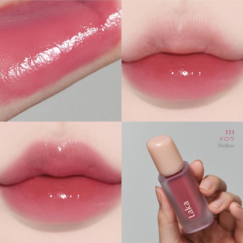 Laka Fruity Glam Tint #111 Mellow Lip Color, Genuine Japanese